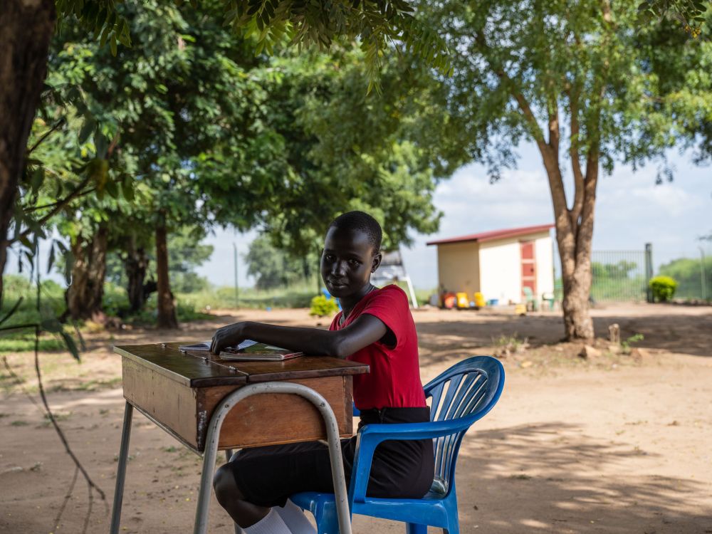Questa studentessa di Juba può studiare anche grazie a un semplice gesto